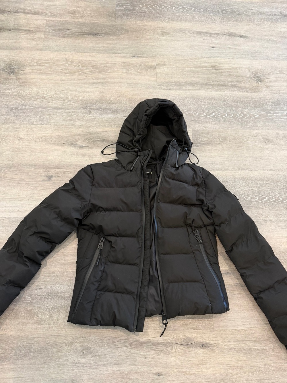 Women’s Superdry Black Puffer Size 2